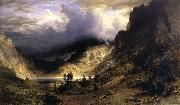 Albert Bierstadt A Storm in t he Rocky Mountains,Mt,Rosalie oil painting on canvas